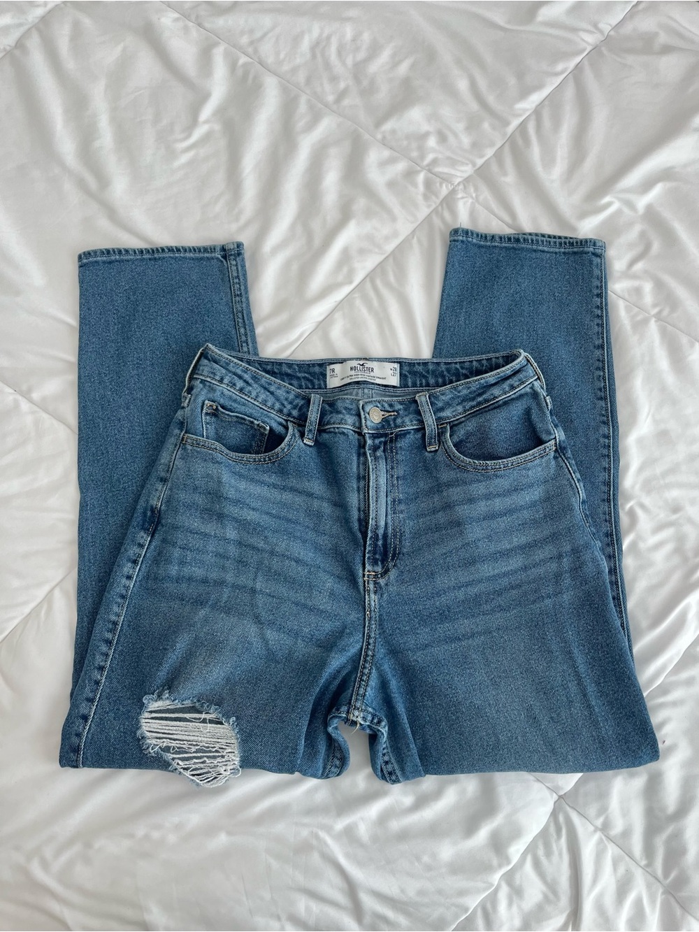 Hollister curvy vintage straight jeans
